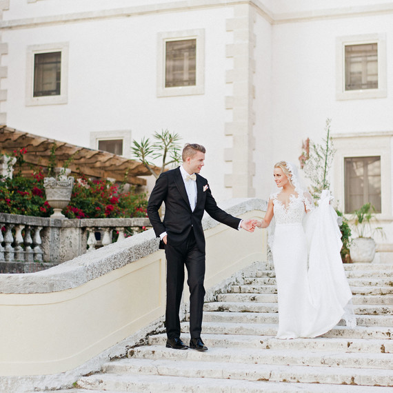 brette patrick wedding couple stairs brette patrick wedding couple stairs
