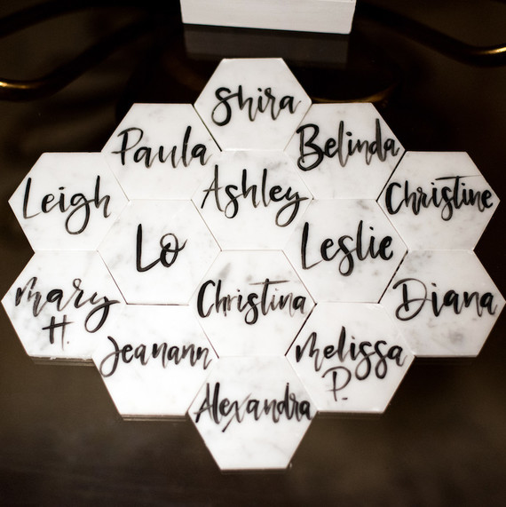 marble place cards marble place cards