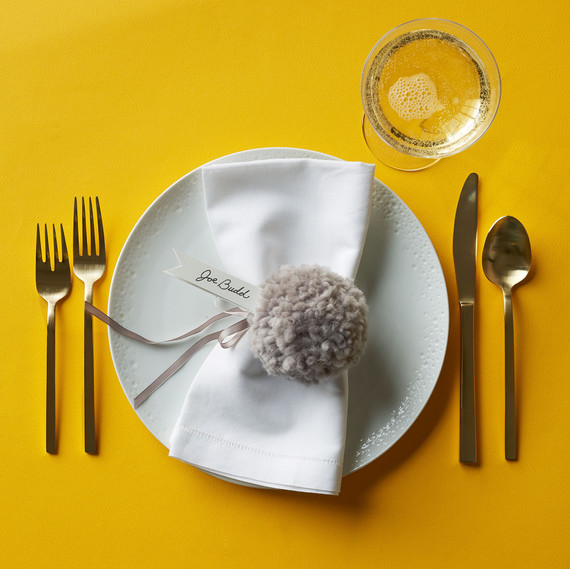 pom pom napkin holder place setting pom pom napkin holder place setting