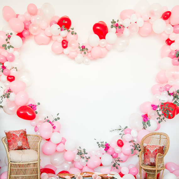pink bridal shower balloon heart pink bridal shower balloon heart