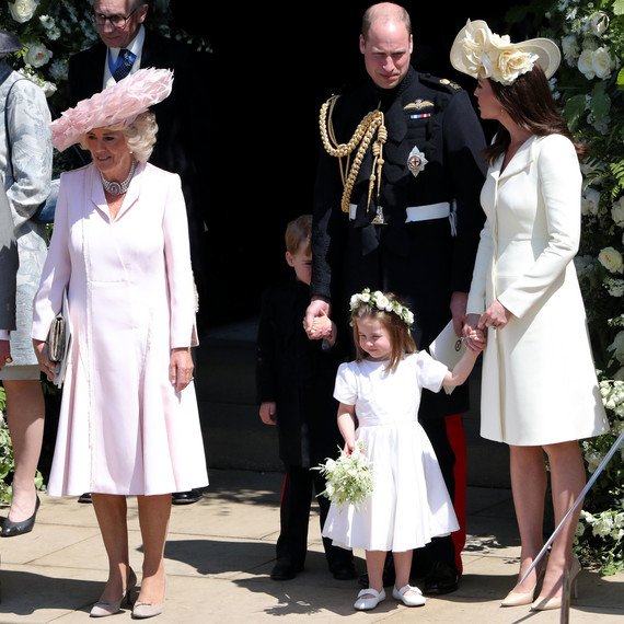 Princess Charlotte with Royal Family Princess Charlotte with Royal Family