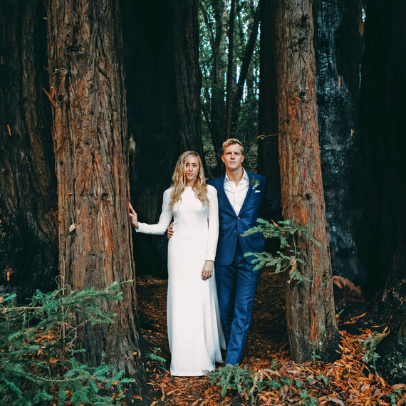 danielle adam wedding couple in woods danielle adam wedding couple in woods