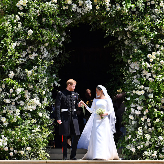 the royal wedding prince harry meghan markle flowersphoto
