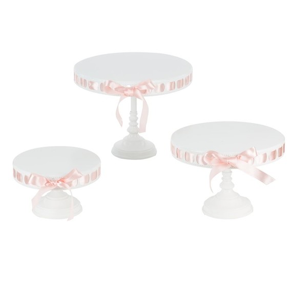 Summer Bridal Shower Gifts, Ribboned Cake Stand Summer Bridal Shower Gifts, Ribboned Cake Stand