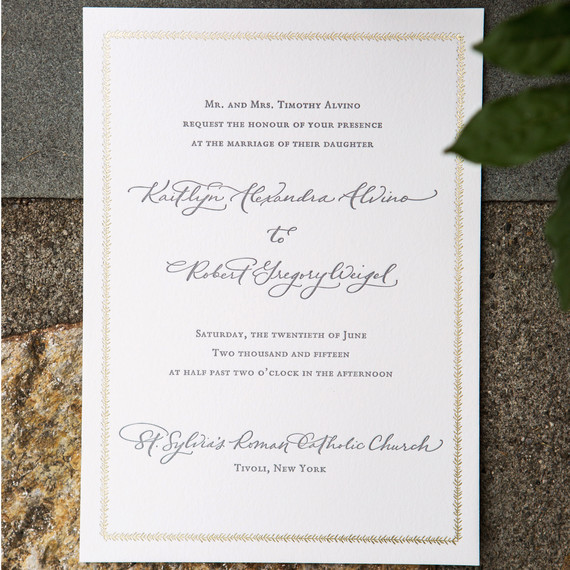 Common Wedding Invitation Wording 2