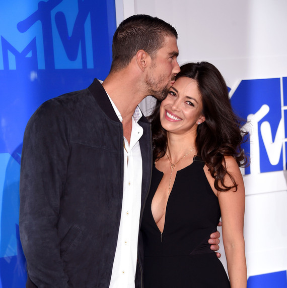 Michael Phelps Nicole Phelps VMAs 2016 Michael Phelps Nicole Phelps VMAs 2016