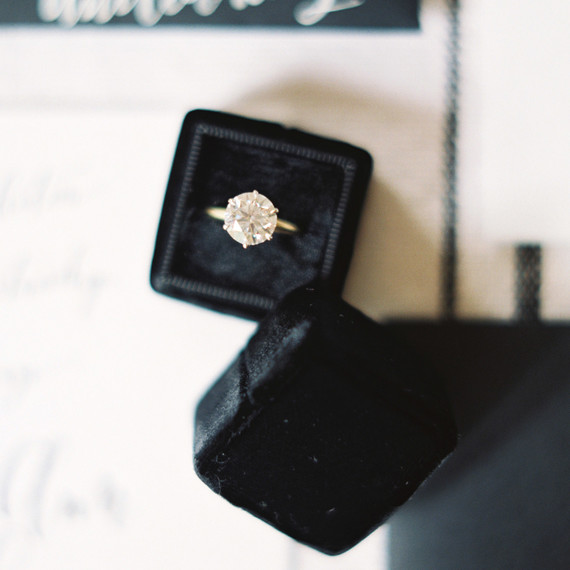 wedding ring in box wedding ring in box