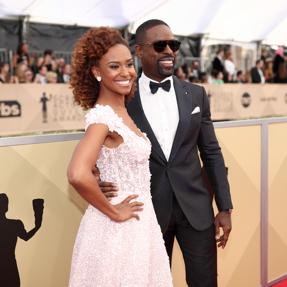 Sterling K Brown and Ryan Michelle Bathe SAG Awards 2018 Sterling K Brown and Ryan Michelle Bathe SAG Awards 2018