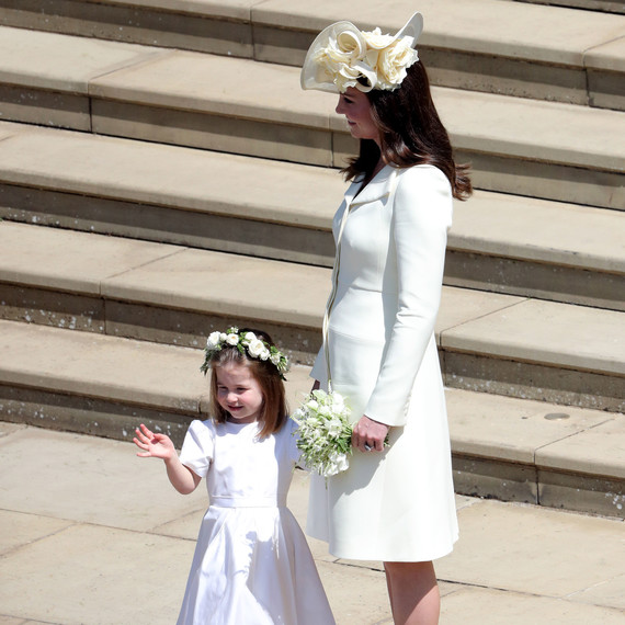 Kate Middleton and Princess Charlotte royal wedding 2018 Kate Middleton and Princess Charlotte royal wedding 2018