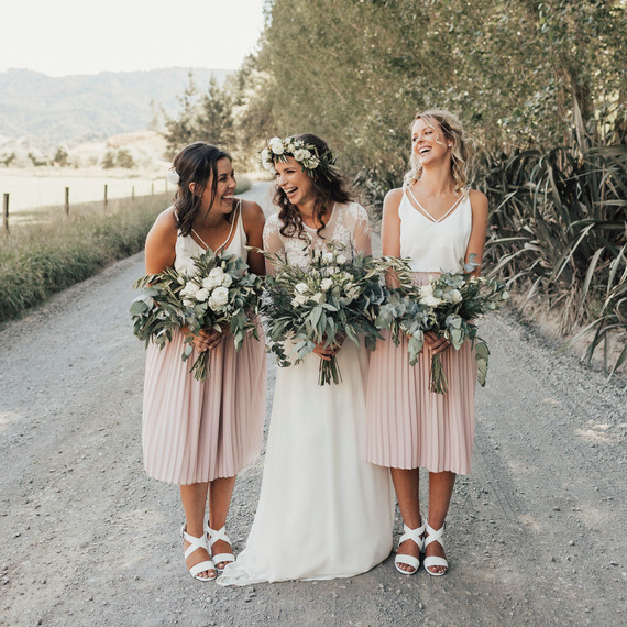 two piece bridesmaids bespoke photography blush two piece bridesmaids bespoke photography blush