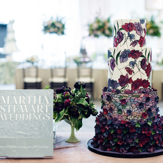 martha stewart weddings party stained glass cake martha stewart weddings party stained glass cake