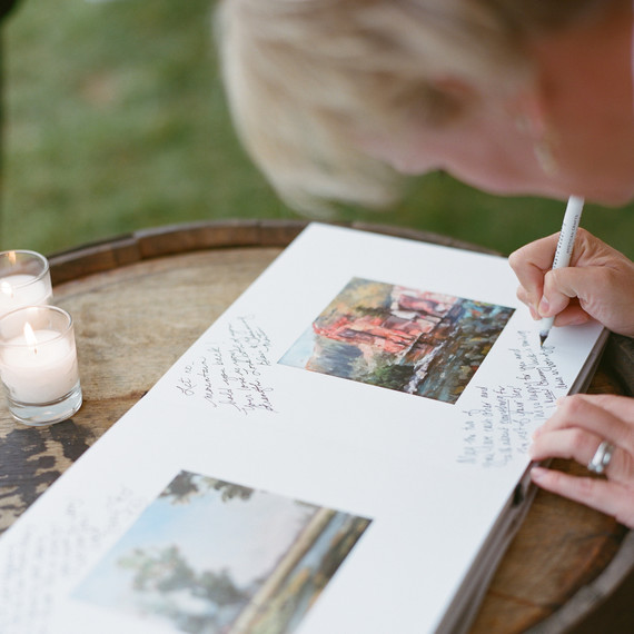 How to Get Wedding Guests to Sign Your Guest Book Martha Stewart Weddings