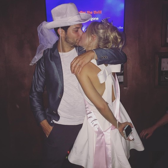 Anna Camp and Skylar Astin at Joint Bachelor-Bachelorette Party Anna Camp and Skylar Astin at Joint Bachelor-Bachelorette Party