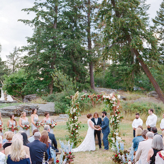 outdoor wedding montana ceremony trees outdoor wedding montana ceremony trees