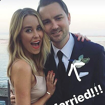 Lauren Conrad snaps a selfie with Dieter Schmitz, a Laguna Beach co-star, at his wedding Lauren Conrad snaps a selfie with Dieter Schmitz, a Laguna Beach co-star, at his wedding