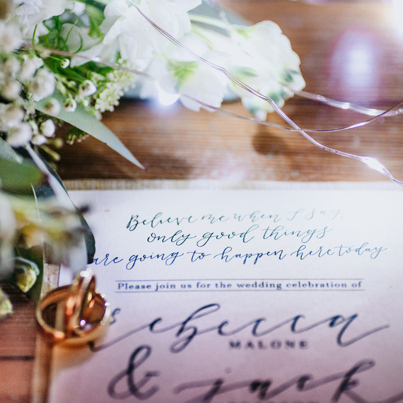 Invitation from "This Is Us" Wedding Inspiration Shoot Invitation from "This Is Us" Wedding Inspiration Shoot