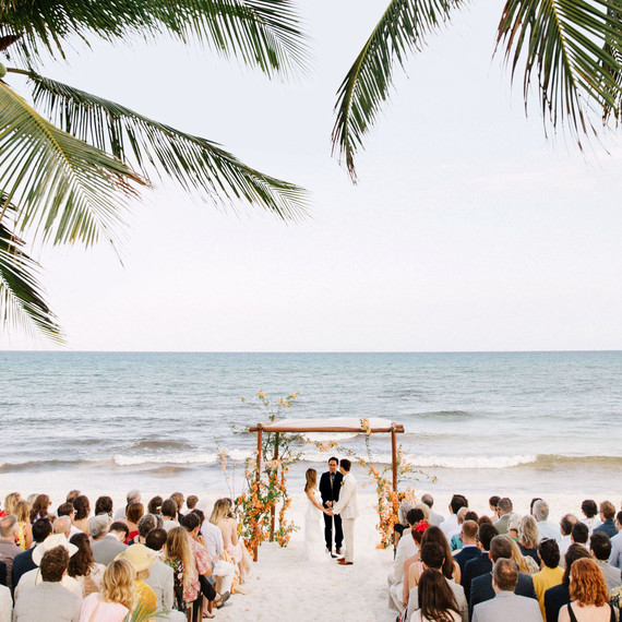 ariel trevor wedding tulum mexico chuppah vows ariel trevor wedding tulum mexico chuppah vows