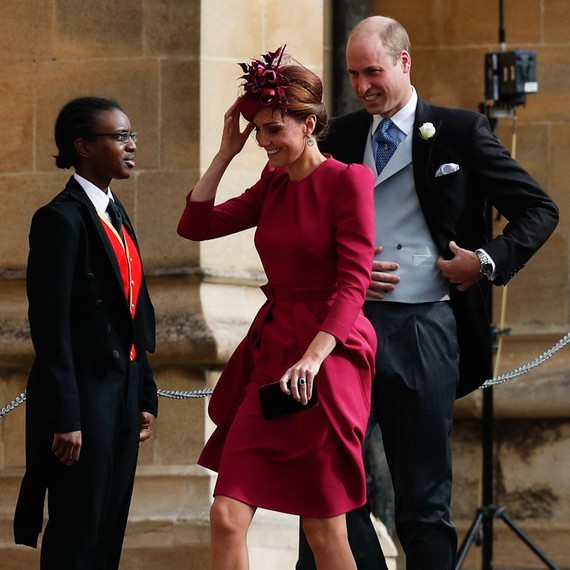 Kate Middleton and Prince William at Princess Eugenie's 2018 royal wedding Kate Middleton and Prince William at Princess Eugenie's 2018 royal wedding