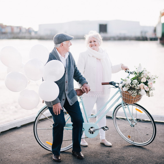 anniversary photo shoot andy margaret smiling at each other bike anniversary photo shoot andy margaret smiling at each other bike