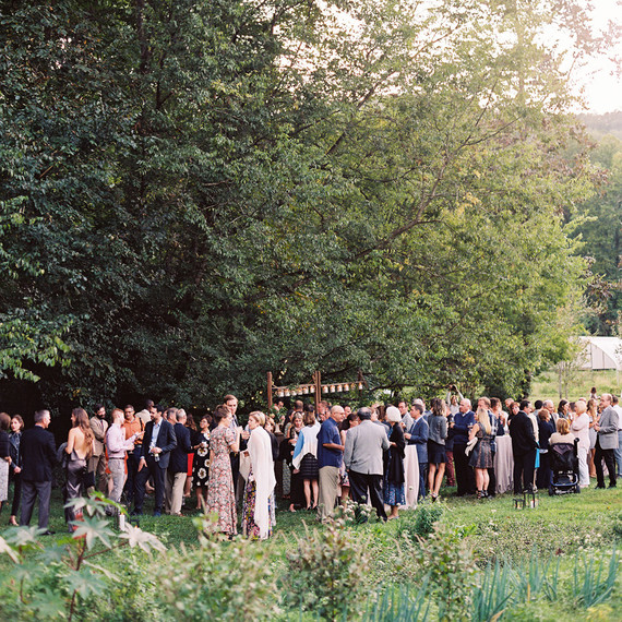 beth aaron rehearsal dinner guests beneath tree beth aaron rehearsal dinner guests beneath tree