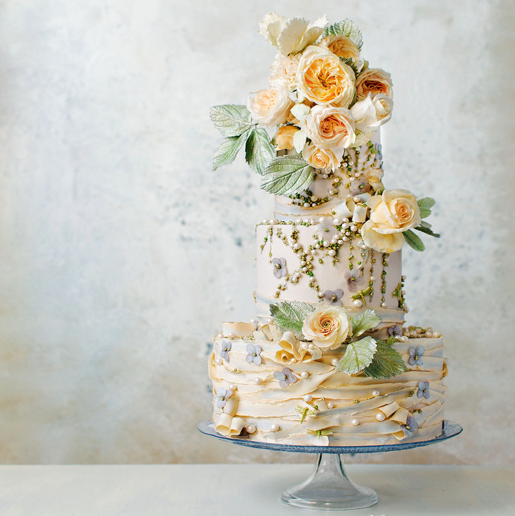 Gorgeous Floral Wedding Cakes By Maggie Austin Martha Stewart Weddings